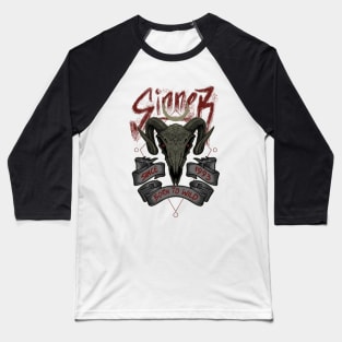 Sinner Goat Baseball T-Shirt